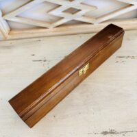 Coffret bois 7 chakras pierres roulées naturelles - Boutique La Porte des Secrets