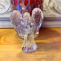 Ange prieur en verre cristal boutique, un ange à vos côtés... boutique ésotérique La Porte des Secrets