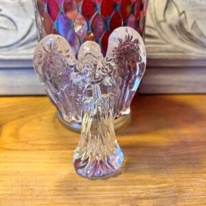 Ange prieur en verre cristal boutique, un ange à vos côtés... boutique ésotérique La Porte des Secrets