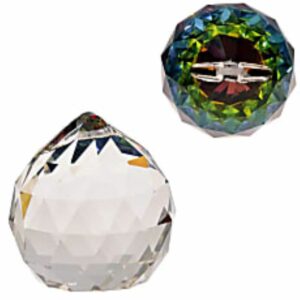 Capteur de soleil, boule cristal arc en ciel claire à facettes AAA - 5cmboutique La Porte des Secrets