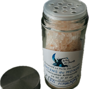 Sel rose en grain purification ou consommable - sel naturel de l'Himalaya boutique La PORTE DES SECRETS