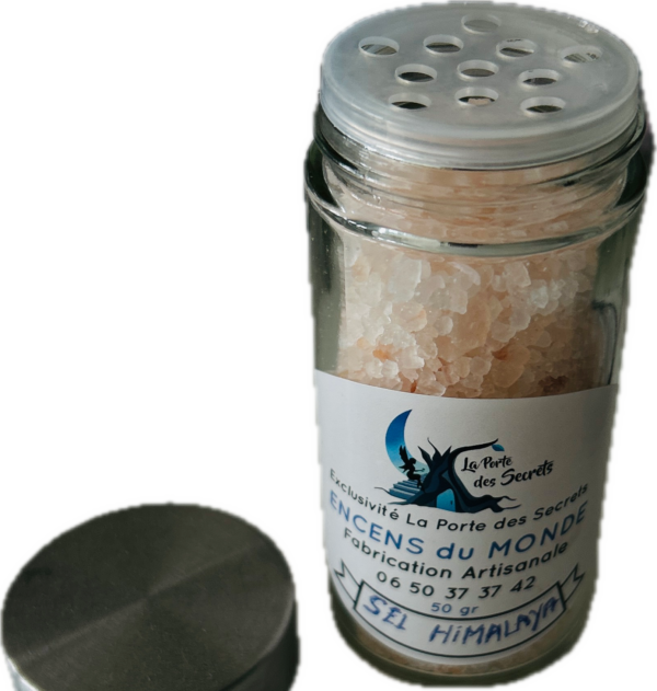 Sel rose en grain purification ou consommable - sel naturel de l'Himalaya boutique La PORTE DES SECRETS