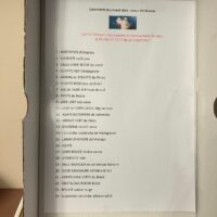 calendrier de l'avant liste du contenu coffret numéro 1. Artisanal et fait main pour les amoureux des pierres. Boutique La Porte des Secrets