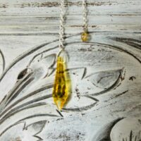 Pendule topaze 24 facettes en cristal Swarovski - Rare et introuvable - Boutique ésotérique La Porte des Secrets