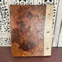 Grimoire végétal et fait main A4 avec parchemin vierge - Boutique ésotérique La Porte des Secrets