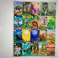 Oracle The Green Lenormand coffret vert, jeu de cartes divinatoires - éditions Bussière - Boutique ésotérique La Porte des Secrets