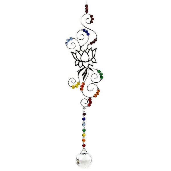 Capteur de soleil lotus et sept chakras boutique La Porte des Secrets