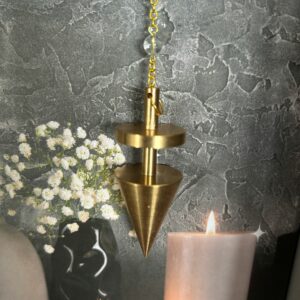 Pendule Harmonie Jocelyne Fangain en métal 7 cm - Boutique ésotérique La Porte des Secrets