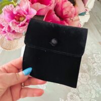 Miroir noir de divination - miroir sorcières 10 cm - Boutique ésotérique La Porte des Secrets