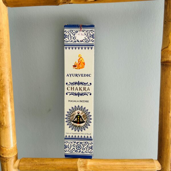 Encens Ayurvedic Chakra - Marsala incense sticks. Boutique ésotérique La Porte des Secrets
