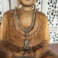 Mala tibétain en Labradorite perles 6 mm, Madagascar - Boutique ésotérique en ligne La Porte des Secrets
