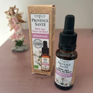 Ménopause Elixir fleurs de Bach 20ml. Complexe de fleur de Bach original - Boutique bien-être La Porte des Secrets