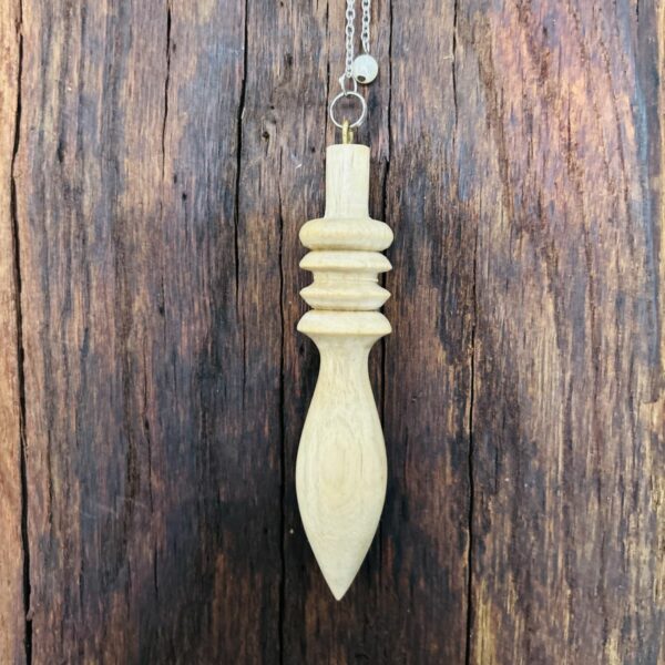 Pendule Thot égyptien bois de buis 10 cm. Boutique ésotérique La Porte des Secrets