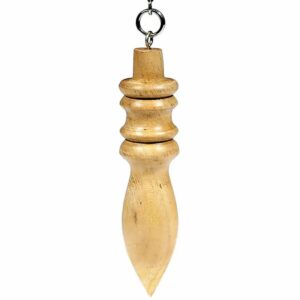 Pendule Isis plombé, en bois de Buis hauteur 7 cm