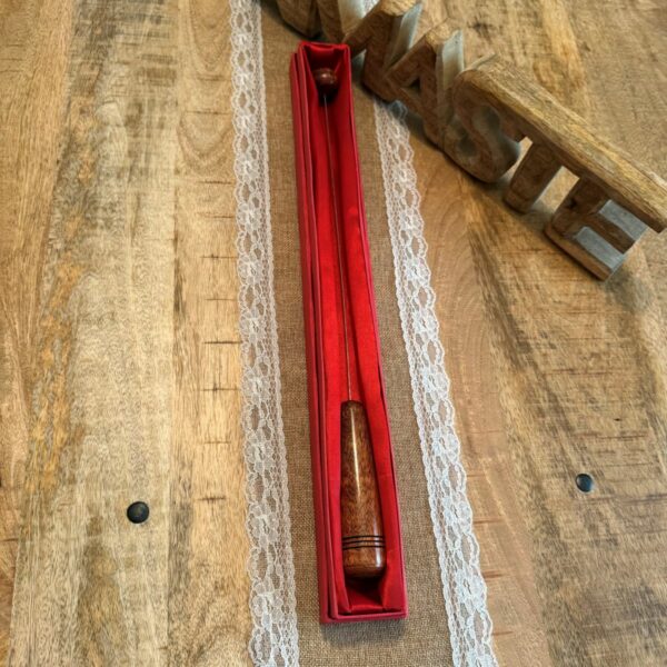 Bio-tensor en bois de manguier 42 cm et poids : 86 grammes. Objet artisanal fait en Inde. Boutique ésotérique La Porte des Secrets