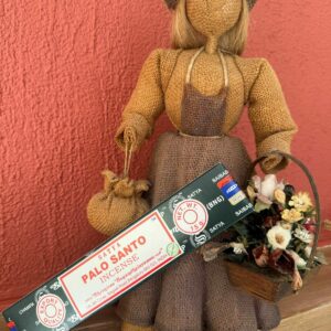 Encens Palo Santo en stick marque Satya. Encens naturel roulé à la main; boite de 15 bâtonnets. Boutique ésotérique La Porte des Secrets