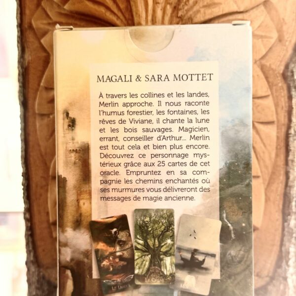 Oracle de Merlin - Secret d'étoiles - jeu de 25 cartes et livret 64 pages. Boutique ésotérique La Porte des Secrets