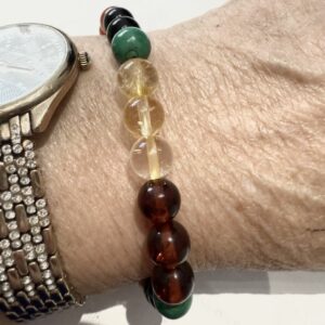 Bracelet chemin de vie, chemin d"âme personnalisé. création de la Porte des Secrets. Boutique de minéraux La Porte des Secrets